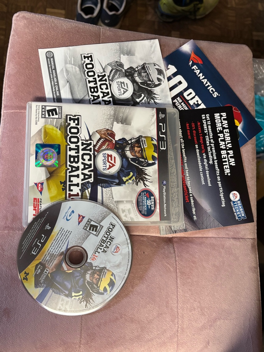 NCAA Football ‘14 video game for PS3